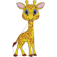 Matriz de Bordado Girafa 1